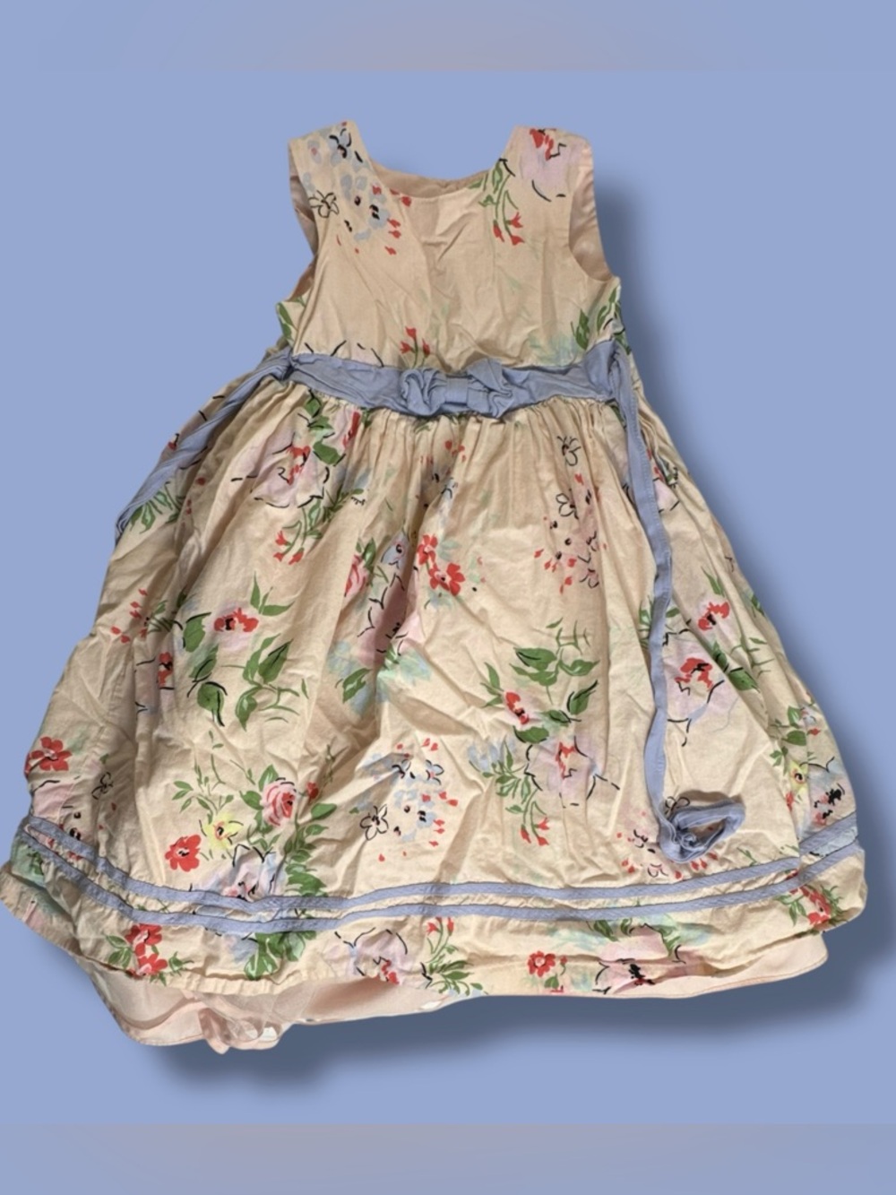 Laura Ashley London Girls Size 6 Floral Party Dress Pageant Cottagecore Easter